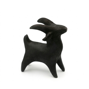 Figura de Cabra Tallada en Mármol, Estilo Animal, Decoración para el Hogar, Colores Blanco y Negro, Diseño Personalizado, Venta Caliente - Product Image 1