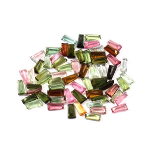 Turmalina Multicolor en Forma de Baguette, Corte Escalonado y Facetado, 4x2x1.5mm - Product Image 3