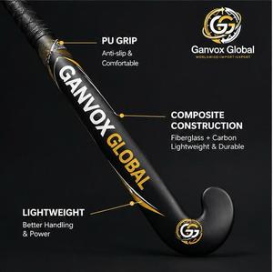 Bâton de hockey sur gazon en fibre de carbone GANVOX GLOBAL, modèle de lame P31, dimensions totales 46 pouces, équipement de sport de plein air, produits chimiques plus sûrs - Product Image 3