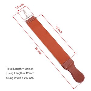 Aiguiseur de lames de rasoir de dernière génération, toutes couleurs, avec étui en cuir pour le rasage, parfait pour les barbiers professionnels. - Product Image 3