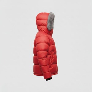 Veste d'hiver matelassée en duvet à capuche, imperméable et coupe-vent, sur mesure, pour les voyages urbains - Product Image 3