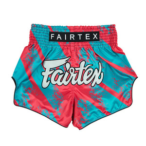 Breathable Patterned Kickboxing Shorts High Cut Satin Striking Trunks Unisex <b>Athletic</b> Training Apparel for Martial Arts - Product Image 4