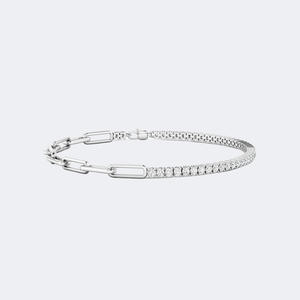 Pulsera de tenis con diamantes redondos engastados en punta de 1.51 quilates - Product Image 5