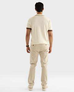 Nouveau Polo en Coton Tricoté Crème, Vente en Gros, Nouvelle Collection, Meilleure Qualité, Fabriqué au Pakistan, Polo Homme à Manches Courtes - Product Image 4