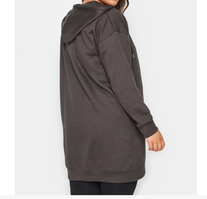 Premium Quality Women's Winter Knitted Oversized <b>Drop</b> Shoulder Hoodies with Custom Logo Solid Color Customizable Pullover Hoodie - Product Image 6