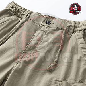 Pantalones Cortos Cargo para Hombre al Por Mayor, del Mejor Proveedor, con Logotipo Personalizado, Transpirables, Diseño Único, Color Verde Oliva, con Múltiples Bolsillos - Product Image 6