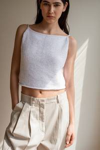 Women's White Halter Collar Full Sleeve Regular Style Solid Vintage <b>Rose</b> Floral Print Eco-Friendly Canvas Pullover Autumn Wear - Product Image 1