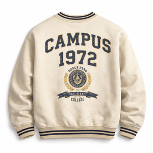 เสื้อผ้าแคมปัส 1972 พิมพ์ลายตามสั่งขายส่งสำหรับงานอีเว้นท์ - ผู้ผลิตเสื้อผ้าลำลองแบบ OEM - Product Image 2