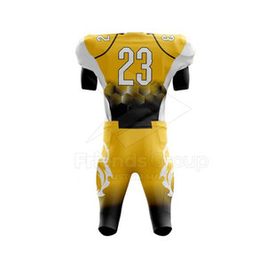 Uniformes de Fútbol Americano Personalizados al Por Mayor a Bajo Precio, Conjuntos de Manga Corta, Transpirables, de Secado Rápido, en Tallas Grandes, con MOQ Bajo - Product Image 6