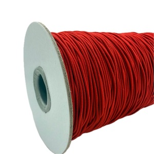 Cuerda elástica trenzada de 1.2 mm, roja, 288 yardas, 100% nailon, alta tenacidad, ecológica, cuerda elástica personalizada para textiles del hogar y calzado. - Product Image 3
