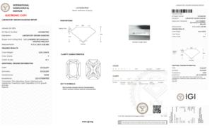Diamante Cultivado en Laboratorio Ilois de 3.02 CT, Corte Ovalado Modificado Brillante Radiante, Color F, Claridad VS1, Tipo CVD IIa, Certificado IGI - Product Image 5