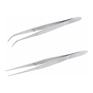 Pince microscopique Hammacher Wironit 130 mm – Droite ou Courbe en Acier Inoxydable pour la Recherche de Précision - Product Image 2
