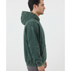 Sudadera con Capucha Premium Vintage de Marca Privada para Hombre, Sudadera Extra Grande de Algodón Grueso, Proveedor de Ropa Urbana con Logotipo Personalizado - Product Image 5