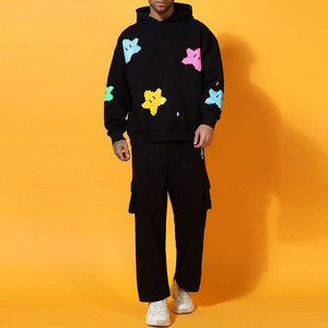 Survêtements de sport pour hommes en coton et polyester de haute qualité, sur mesure, pour l'entraînement, ensembles de survêtements personnalisés - Product Image 1