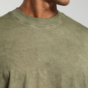 Camisetas de Algodón para Hombre al por Mayor, Fabricante OEM, Producción Personalizada al por Mayor, Marca Privada, Proveedor de Ropa de Color Liso - Product Image 4