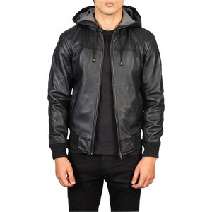 2025 New Arrival Men's Genuine Leather <b>Jacket</b> Premium Fashion Motorcycle Biker <b>Jacket</b> Custom Logo High Quality Casual Outerwear - Product Image 5