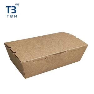 Excelente Proveedor de Malasia, Caja de Almuerzo de Papel Kraft de Excelente Calidad, Contenedor de 600 ml, Apto para Puestos de Comida, Fiestas, Eventos, Cafés y Bistrós - Product Image 1