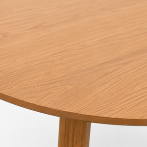 Ensemble de salle à manger rond en teck durable et écologique ARTERRA, table et 4 chaises modernes pour la maison, l'hôtel, la villa, le restaurant - Product Image 5