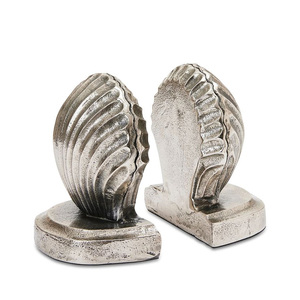 Handcrafted Aluminium Bookshelf Bookends Set of 2, Stylish Metal <b>Book</b> <b>Holder</b> <b>Stand</b> for Home Office - Product Image 5
