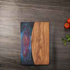 Tablas de Cortar Decorativas de Madera y Resina, Pulidas a Mano, Ecológicas, Aptas para Lavavajillas, con Logotipo Personalizable, Tabla para Cortar Queso - Product Image 2