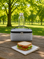 Sac isotherme léger de 3,2 L, conception imperméable, en tissu Oxford, boîte à lunch avec fermeture éclair, transport à la main, prix usine