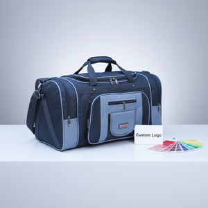 Heavy Duty Multi-Pocket Canvas Travel Duffle <b>Bag</b> Large Capacity Weekend Luggage <b>Bag</b> for Men Women <b>Overnight</b> Trip Grey - Product Image 2