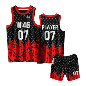 Customized Breathable Mesh Moisture Wicking High Quality Men's Sublimated Sleeveless Reversible Basketball Uniform Set - Product Image 6
