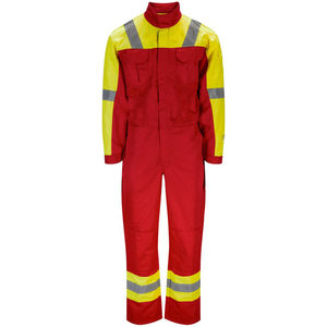 Combinaisons de travail en coton, combinaisons de sécurité 800C, résistantes au feu, anti-chaleur, respirantes, manches en polyester, respirateur - Product Image 1