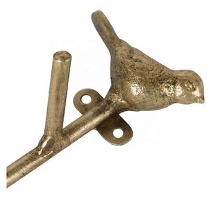 High Quality Metal Coat <b>Hooks</b> with Bird Branch Shape Metal <b>Wall</b> <b>Hooks</b> for Entryway Bathroom Bedroom Farmhouse Decoration - Product Image 2