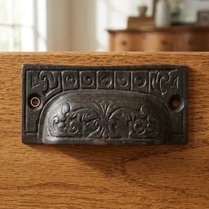 Tiradores de cajones de hierro con acabado mate de alta calidad para gabinetes de cocina, armarios, cómodas y herrajes disponibles para la venta - Product Image 5