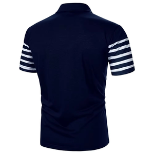 Camiseta Polo de Manga Corta para Hombre, de Algodón y Poliéster, Lisa, Casual, con Logotipo Personalizado, de Alta Calidad, al Por Mayor, la Más Vendida y Moderna - Product Image 2