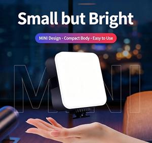 Mini lampe LED RVB de poche avec support griffe porte-accessoire, pleine couleur, à intensité réglable, pour TikTok, Vlogging et diffusion en direct - Product Image 1