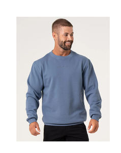 Sudaderas Azules con Logotipo Personalizado, de Alta Calidad, 360 GSM, Algodón y Poliéster, Felpa, Cierre de Cremallera, Estilo Vintage, Lavado Ácido, para Hombre - Product Image 1