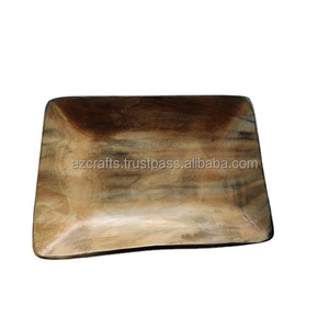 Bol en corne de buffle poli fait main avec caractéristiques régionales européennes, disponible en toutes tailles, pour souvenirs de styles nautique et animalier - Product Image 3