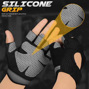 Guantes de CrossFit de Fibra Sintética de Alta Resistencia para un Rendimiento Duradero en Instalaciones de Entrenamiento Profesional, Protección Contra Impactos - Product Image 3