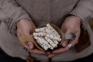 Dés à dés en os polyédriques robustes, les plus vendus sur le marché, pour les jeux de rôle de table Dungeons and Dragons, article de jeu en gros - Product Image 5