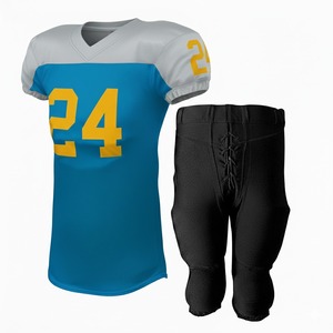 Uniforme de football américain de qualité supérieure, design haut de gamme, vêtements d'équipe, unisexe, nouvelle arrivée, respirant, imprimé, personnalisable, antibactérien - Product Image 6