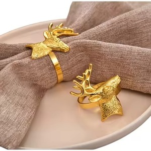 Anillo de Servilleta Metálico Moderno para Mesa de Comedor, Ecológico y Duradero, para Decoración de Restaurantes, Fiestas, Bodas y Banquetes - Product Image 1