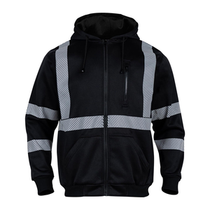 High Visibility Reflective Breathable Cotton Workwear Safety <b>Jacket</b> Custom Logo Waterproof Windproof Wholesale OEM Bulk Order - Product Image 5