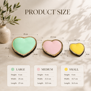 Colección de Cuencos de Madera de Lujo con Forma de Corazón y Acabado Esmaltado Brillante, Vajilla Decorativa para Eventos - Product Image 2