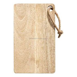 Compre en línea Tabla de cortar natural Bandeja utensilios de cocina Uno de los electrodomésticos más multifuncionales Disco de corte de bloque plano de madera y logotipo - Product Image 4