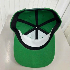หมวกแก๊ปแบบ snapback 5 ชิ้นส่วน ทรงไม่เป็นทางการ สีเขียว สำหรับกีฬาเบสบอล กอล์ฟ  พร้อมโลโก้สั่งทำ ผลิตในเวียดนาม - Product Image 4