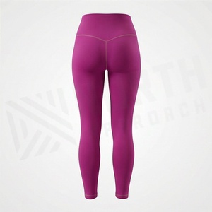 Leggings de sport taille haute pour femmes, respirants, sans coutures, collants de fitness, pantalons de yoga sublimés, tissus tricotés décontractés - Product Image 2