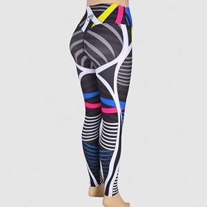 Blaze Fight Wear, mallas de Yoga con cintura elástica transpirables de cintura alta personalizadas, mallas cruzadas antiestáticas de secado rápido - Product Image 2
