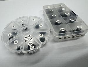 Extensions de cils en PBT coréen, doux, en grappes pré-faites, noir mat cachemire, en cheveux synthétiques, plateaux de cils de longueurs variées - Product Image 2