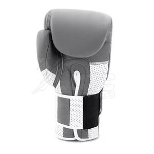 Gants de boxe en cuir légers avec fermeture auto-agrippante, évacuation de l'humidité et ventilation pour l'entraînement de vitesse et les séances longues (personnalisables) - Product Image 2