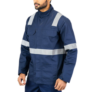 Superior Visibility Safety Jacket Reflective Tape High Contrast Design Protection Gear <b>Construction</b> Site <b>Work</b> Apparel - Product Image 4