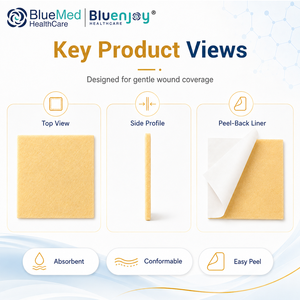Apósito estéril BLUENJOY con <span class=keywords><strong>miel</strong></span> <span class=keywords><strong>de</strong></span> <span class=keywords><strong>Manuka</strong></span> pura <span class=keywords><strong>de</strong></span> grado médico <span class=keywords><strong>para</strong></span> la curación avanzada <span class=keywords><strong>de</strong></span> <span class=keywords><strong>heridas</strong></span>, quemaduras y sitios <span class=keywords><strong>de</strong></span> donación. - Product Image 5
