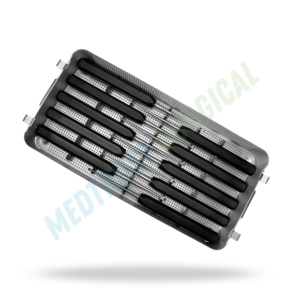 Kit d'instruments chirurgicaux pour la colonne vertébrale et la neurochirurgie : Curettes à long manche pour le curetage osseux et outils orthopédiques - Product Image 4