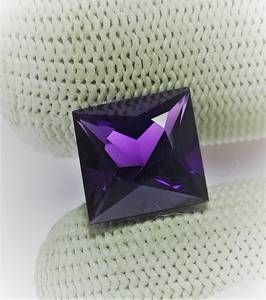 Natural Amethyst Gemstone Prince Cut High Quality Loose Stone For Jewelry Making Ring Pendant Design - Product Image 1